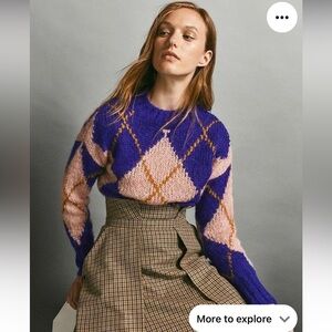 LIMITED EDITION INTARSIA MOHAIR SWEATER - Women - Massimo Dutti size small